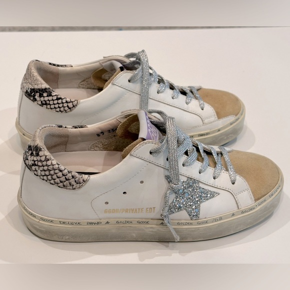 Golden Goose Hi Star Cappuccino, Silver, and Lavender. Limited edition - Picture 2 of 8